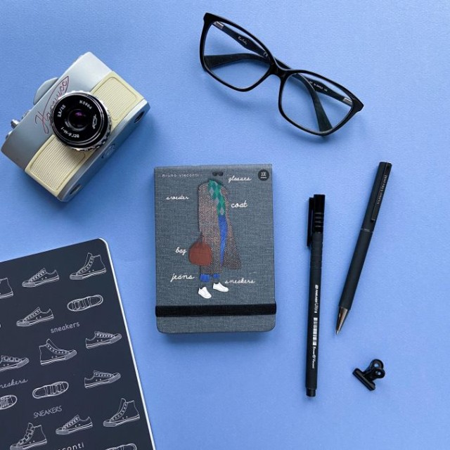 Блокнот А6 100л лин BV Megapolis journal Fashion 4 вида, на резинке Превью 11