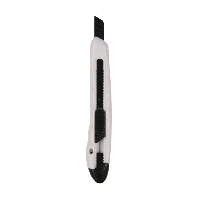 Нож 9мм BV FineCut, пластиковый корпус, черное лезвие