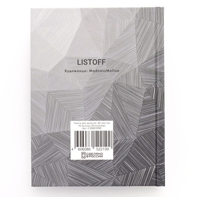 Зап. книжка А6 80л кл тв На выход Превью 3