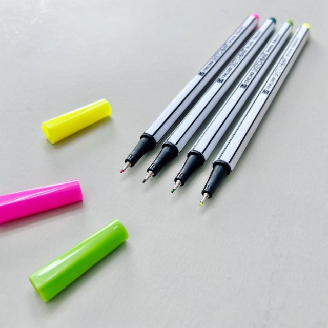 Ручки капиллярные 18 цв BV Basic 0,4мм Превью 4