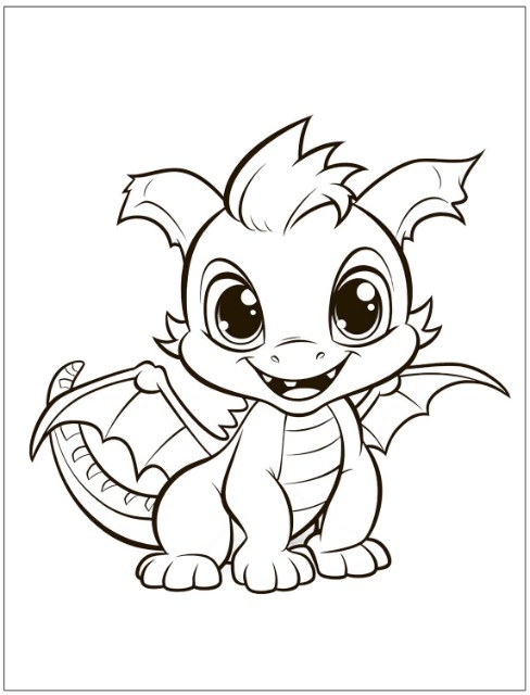 Раскраска Раскраски для малышей. Динозавры Превью 2