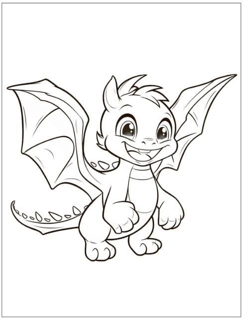 Раскраска Раскраски для малышей. Динозавры Превью 3