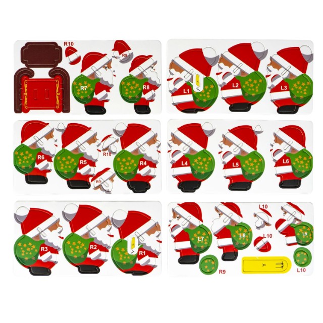 Пазл 3D Дед Мороз Превью 4