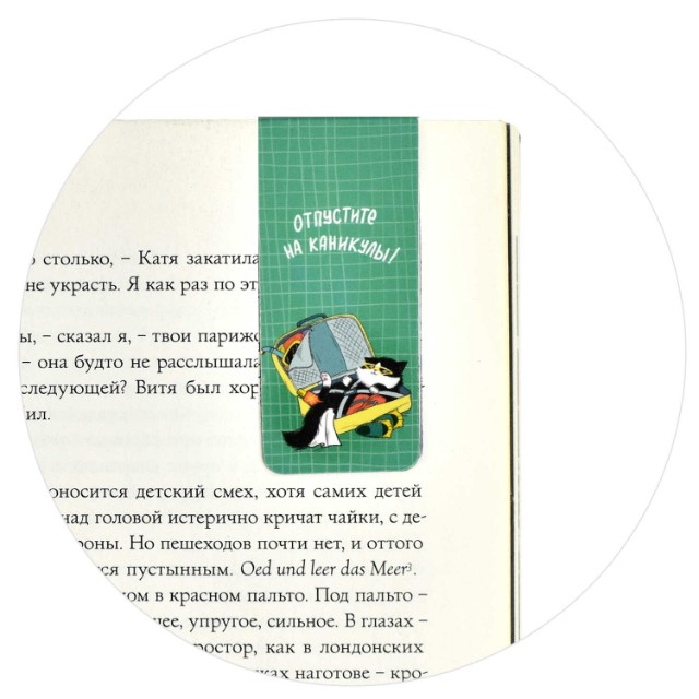 Закладка-магнит 4шт Жизнь кота (25*38мм) Превью 6