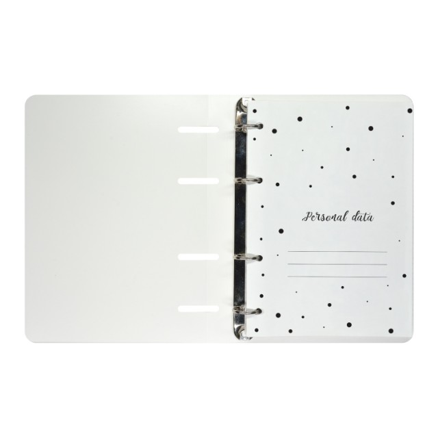 Тетрадь на кольцах пласт 80л BV Девушка с косичкой Превью 2