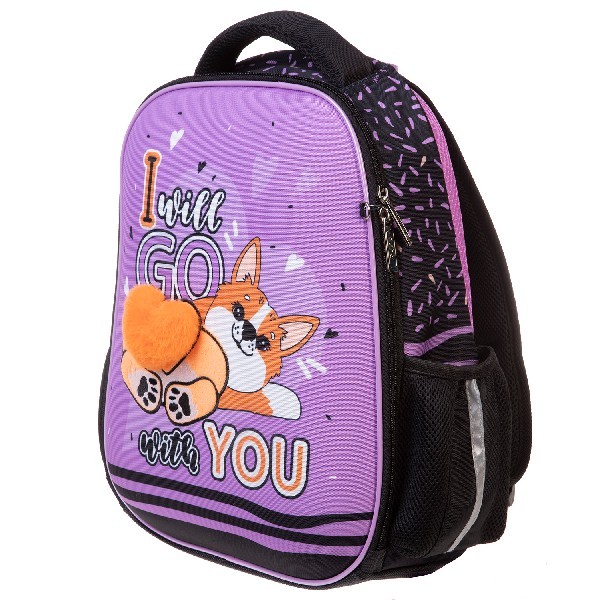 Ранец панцирный Hatber Милашка Корги 1 отделение 2 кармана Превью 5