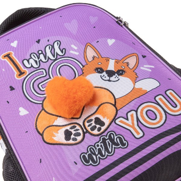 Ранец панцирный Hatber Милашка Корги 1 отделение 2 кармана Превью 2