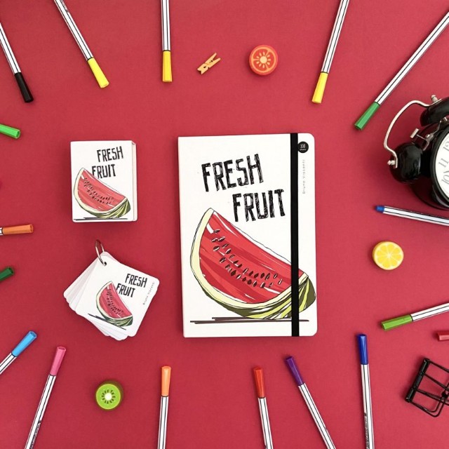 Зап. книжка А5 100л кл тв BV Megapolis journal Fresh & fruity Превью 2