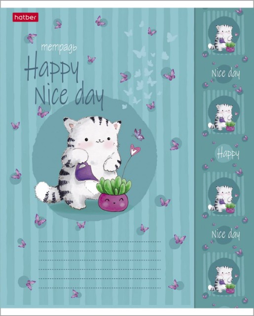 Тетрадь 18л клетка Приключения кота Пирожка Превью 1