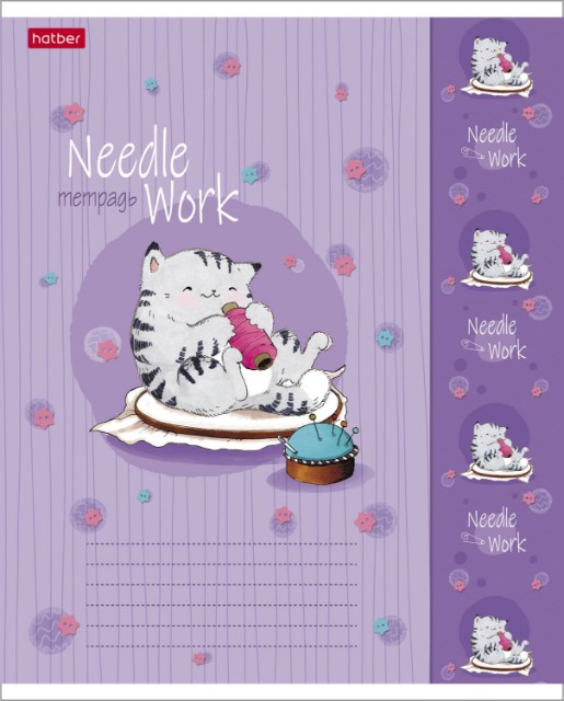 Тетрадь 18л клетка Приключения кота Пирожка Превью 2