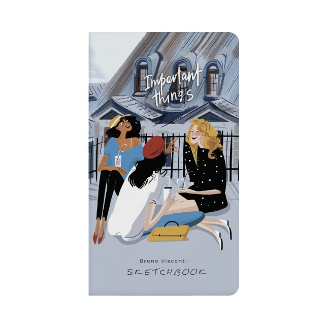 Скетчбук 92*167мм 112л BV Микс 8 вида 80гр/м2 Превью 7