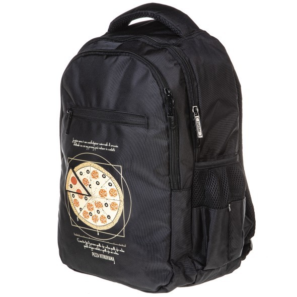 Рюкзак молодежный Hatber Pizza полиэстер светоотраж. 2 отделения 3 кармана Превью 1