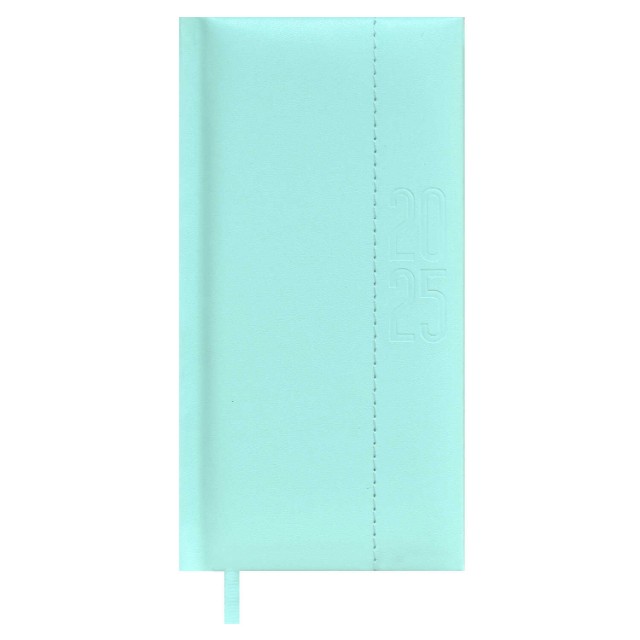 Еженедельник А6 2025г Escalada Плонже мятный (кожзам)