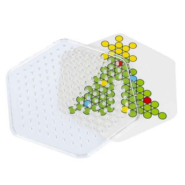 Творч Термомозаика 3D Ёлочные украшения 3шт с неоновыми бусинами Превью 2