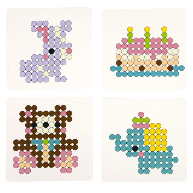 Творч Аквамозаика с бусинами-цилиндрами "У мишки День Рождения" Превью 2