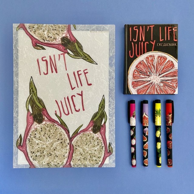 Ручка шариковая синяя BV FreshWrite. Fresh&Fruity. Ананас 0,7мм принт Превью 4