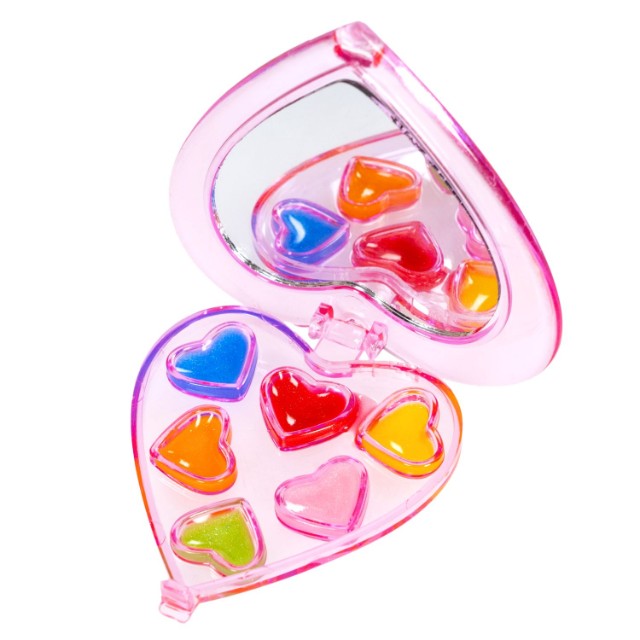 Набор детской декоративной косметики Bondibon Eva Moda: помады 2цв, сердечко с блеском для губ 6цв Превью 4