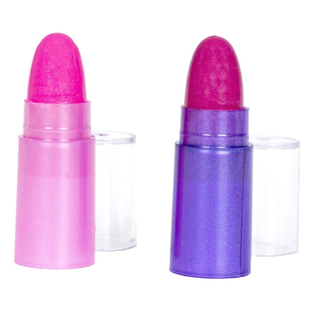 Набор детской декоративной косметики Bondibon Eva Moda: помады 2цв, сердечко с блеском для губ 6цв Превью 1