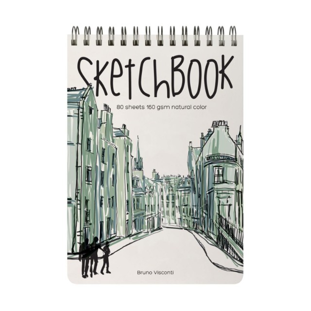 Скетчбук 185*250мм 80л тв спир BV Микс 4 вида 160гр/м2 Превью 4