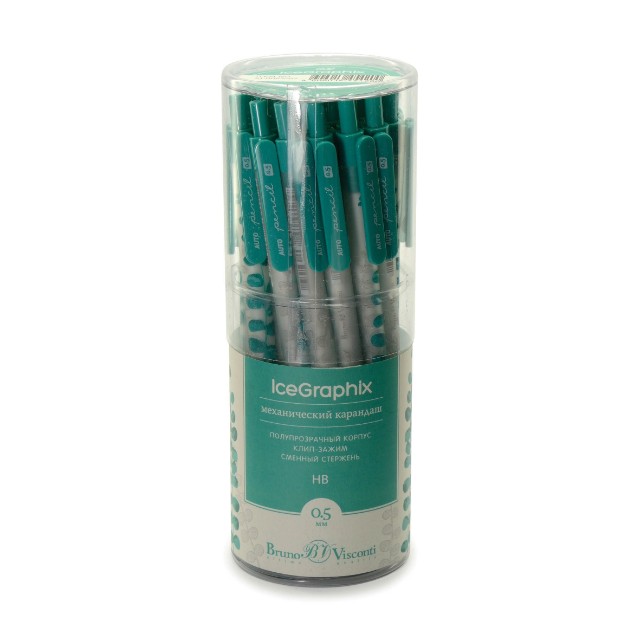Карандаш мех. 0.5мм BV IceGraphix Веточки плюща Превью 6