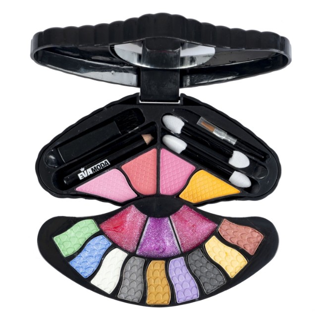 Набор детской декоративной косметики Bondibon Eva Moda тени для век-9шт. 7,2г, блеск для губ-3шт. 3,6г, румяна-4шт. Превью 8