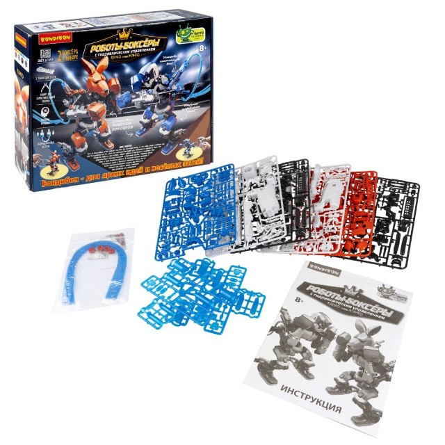 Набор для исследования Робототехника Роботы-боксеры с гидравлическим управлением Превью 8