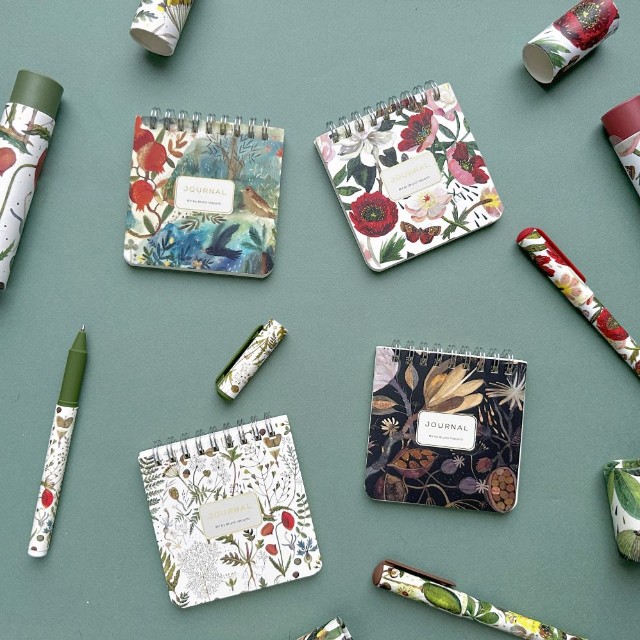 Блокнот А7 60л лин спир BV Пионы Превью 7