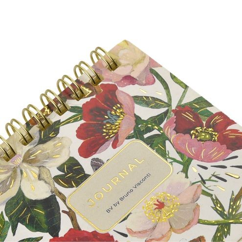 Блокнот А7 60л лин спир BV Пионы Превью 5