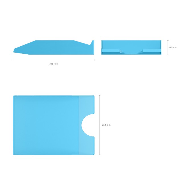 Поддон 1отд EK Pastel голубой Превью 2