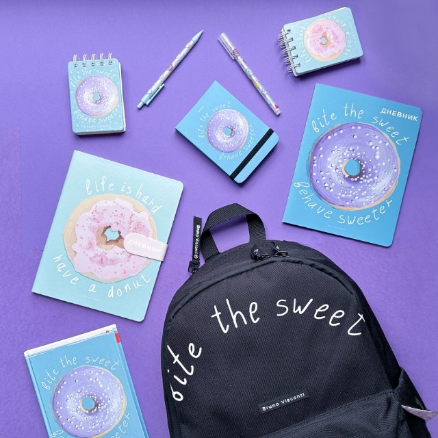 Ручка гелевая синяя BV UniWrite. Сладкое настроение 0,5мм Превью 9