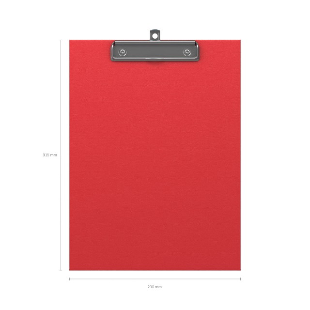 Папка-планшет А4 одинарный Standard красный Превью 1
