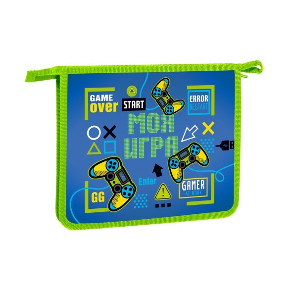 Папка для тетрадей А5 1отд на молнии Hatber Моя игра Превью 1