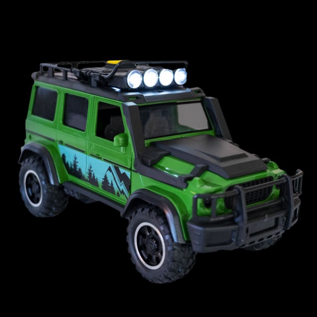 Машина Джип зеленый многофункциональная инерционная пласт, Превью 8