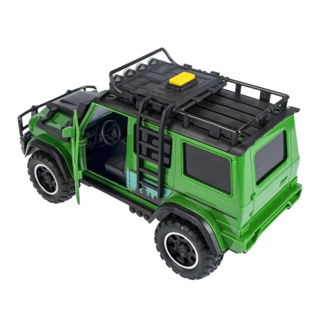 Машина Джип зеленый многофункциональная инерционная пласт, Превью 3