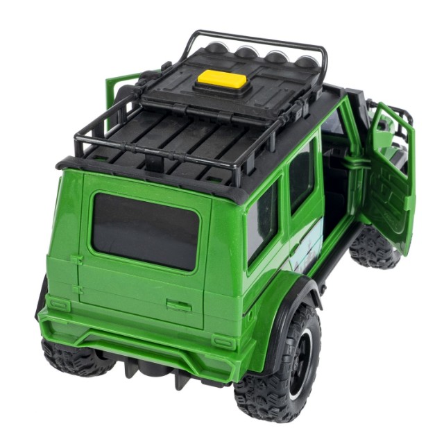 Машина Джип зеленый многофункциональная инерционная пласт, Превью 7