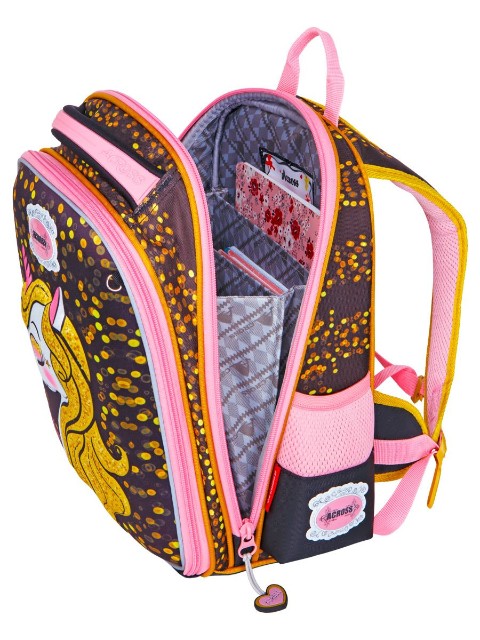 Ранец панцирный Across Единорог + мешок, пенал Превью 2