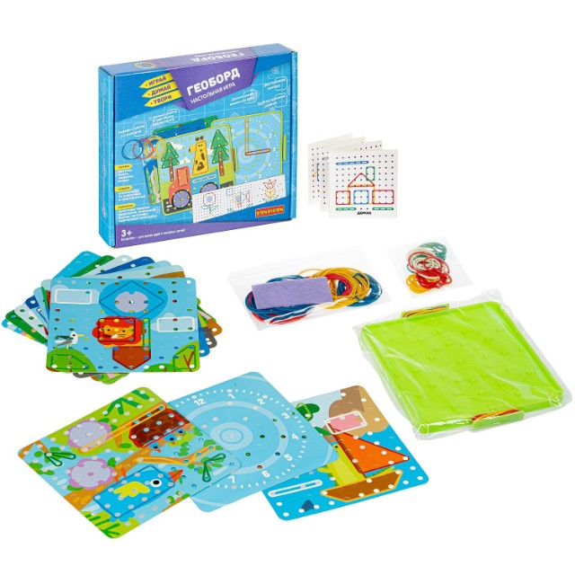 Игра Настольная Геоборд двусторонний Превью 3