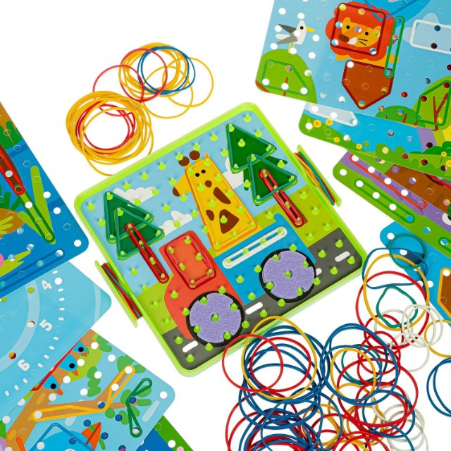 Игра Настольная Геоборд двусторонний Превью 6