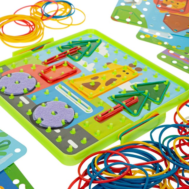 Игра Настольная Геоборд двусторонний Превью 7