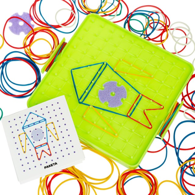 Игра Настольная Геоборд двусторонний Превью 4