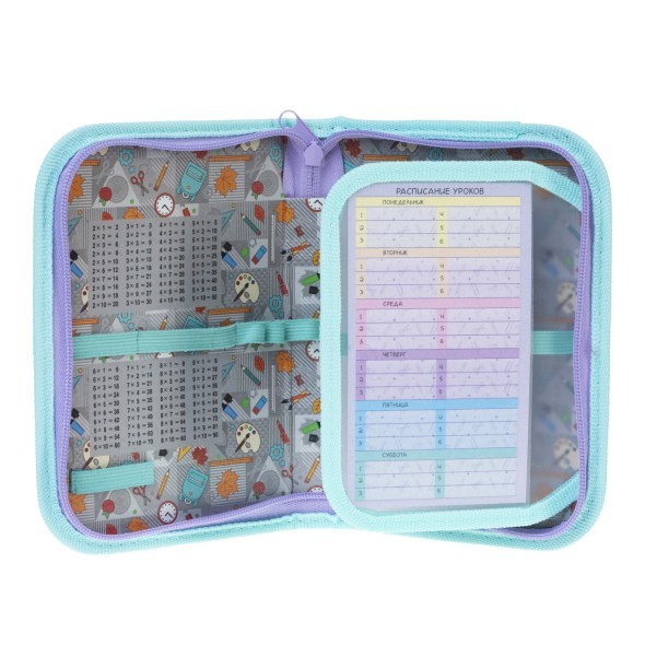 Пенал 1 отд пуст 1 откид планк Hatber Космическое мороженое Превью 2