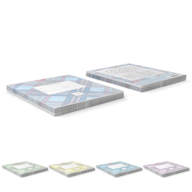 Тетрадь 12л линейка Optima Check ассорти Превью 7