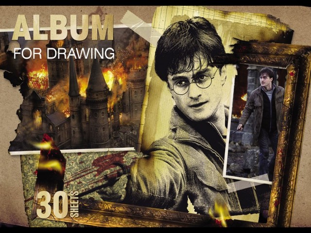 Альбом д/рис 30л Гарри Поттер Превью 1