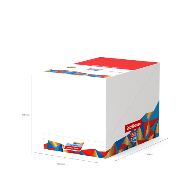 Ручка шариковая синяя EK ColorTouch Lime автомат Превью 2