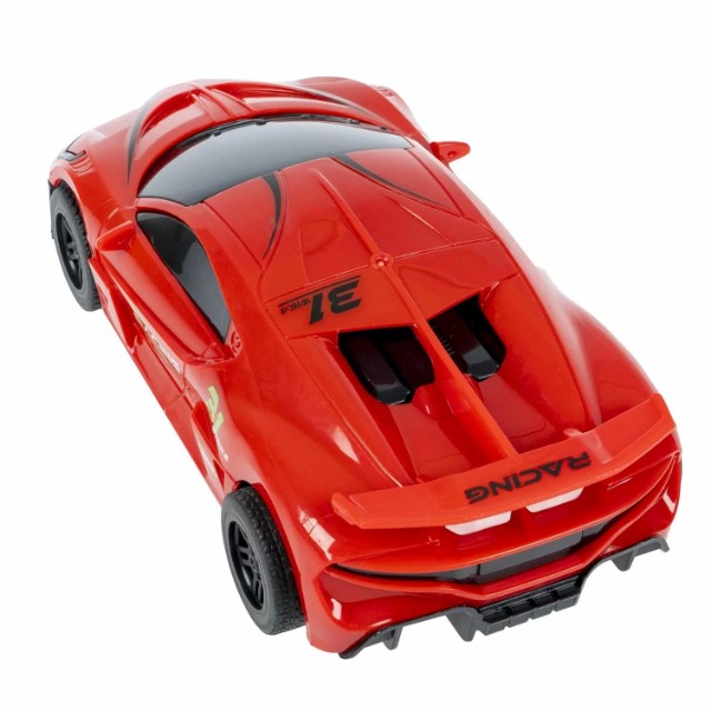 Машина пласт. инерционная с эффектом дрифта красная Превью 11