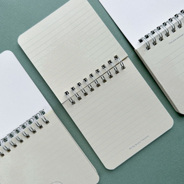 Блокнот А7 60л лин спир BV Ночные цветы Превью 7