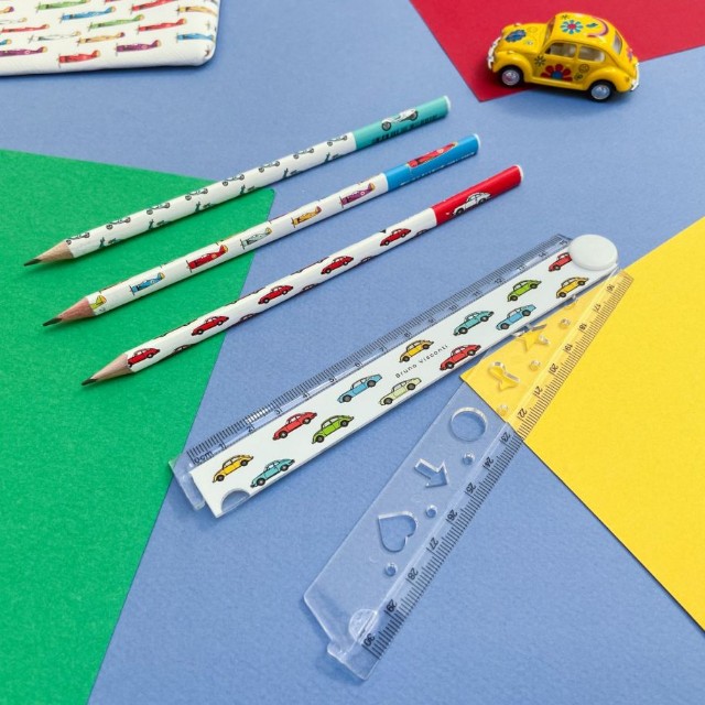 Карандаш ч/гр HB BV HappyGraphix Самолеты трехгр б/ластика Превью 4