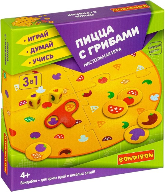 Игра Настольная Пицца с грибами