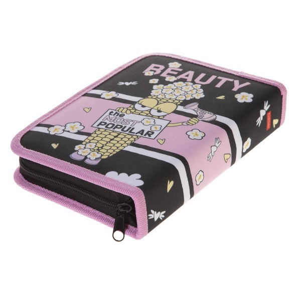 Пенал 1 отд пуст 2 откид планк Hatber Модная кукуруза Превью 3