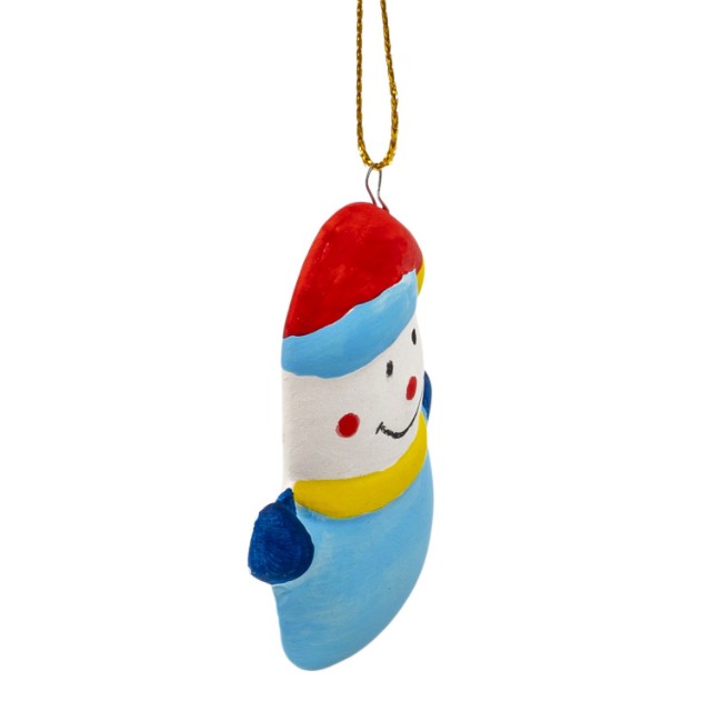 Творч Ёлочные украшения своими руками Снеговик (на карте Дед Мороз) Превью 7